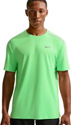 Maglietta da corsa Nike Miler verde da uomo