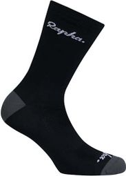 Rapha Logo Sokken Donkergrijs/Zwart