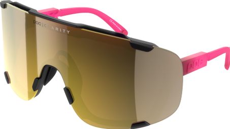 Lunettes Poc Devour Fluorescent Pink Black / Violet Gold Mirror