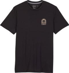 Kurzärmliges Exploration Tech T-Shirt Schwarz