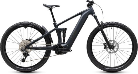 Cube Stereo Hybrid One44 Pro 800 Full-Suspension Electric Mountain Bike, Shimano 12V, 800 Wh Bosch, 120 Nm, 27.5'', Anthracite Gray/Black, 2027