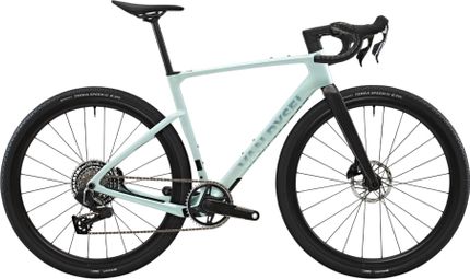 Bici gravel Van Rysel RCR-G PW Sram Force XPLR AXS 13V 700 mm azzurro