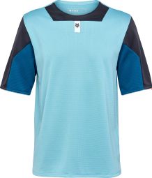 Maillot Fox Defend Niño Manga Corta Azul