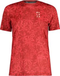 Maglia donna manica corta Maloja EnvaliraM. Multi Rosso