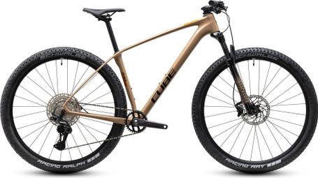 Cube Reaction C:62 One Shimano 12V 29'' Mountain Bike, Cappuccino Brown, 2027