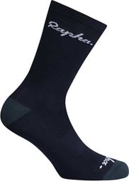 Rapha Logo Sokken Donkerblauw/Zwart