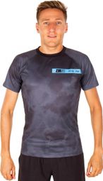 Z3rod Atoll Dark Shadows Grey Short Sleeve Running Shirt