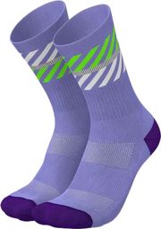 Incylence Merino Light Lanes Socken Violett/Grün