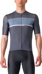 Maillot de manga corta Castelli Tradizione Azul/Gris