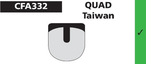 PLAQUETTES QUAD TAIWAN EBC.