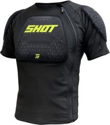Shot Airlight Children's Short-Sleeve Protective Vest - Black