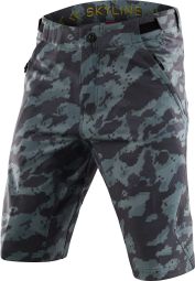 Troy Lee Designs Skyline Camo Korte broek met voering Grijs