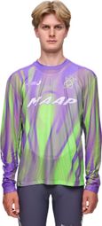 Maap WorldTour 26 Air Mesh T-shirt met lange mouwen, groen/paars