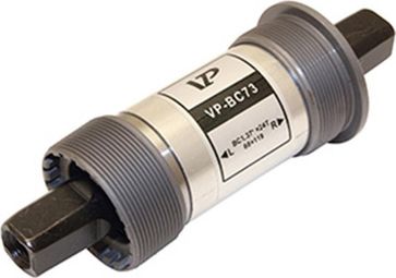 BOITIER PEDALIER NEWTON CARRE ALU A ROULEMENT 118mm (boite de 68) FILETAGE ANGLAIS - BSC - 1 37x24