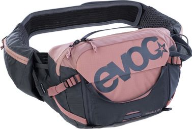 Ceinture Banane VTT Evoc Pro 3 Gris/Rose + Poche à Eau 1.5L