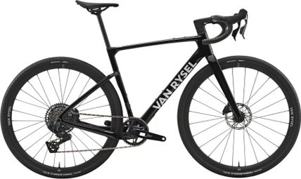Bici gravel Van Rysel RCR-G PW Sram Rival XPLR AXS 13V 700 mm Nero