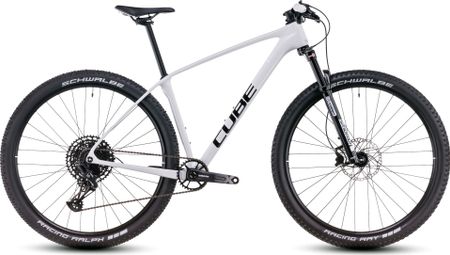 Cube Reaction C:62 One Hardtail MTB Sram NX/SX Eagle 12S 29'' Cotton White Grey 2025