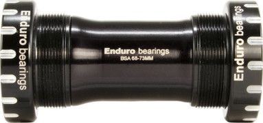 Boîtier de pédalier Enduro Bearings BB AC/SS-BSA 68mm-DUB-Black