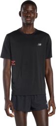 Men's New Balance Athletics Graphic Short Sleeve Jersey Black