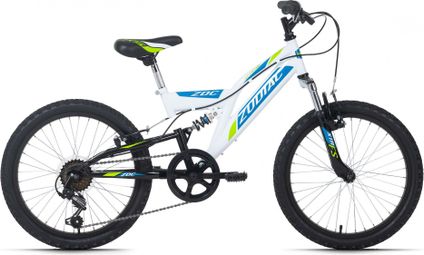 VTT enfant tout suspendu 20  Zodiac blanc-vert TC 31 cm KS Cycling