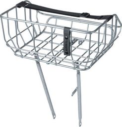 Cesta delantera para bicicleta Basil Portland 25L Cromada