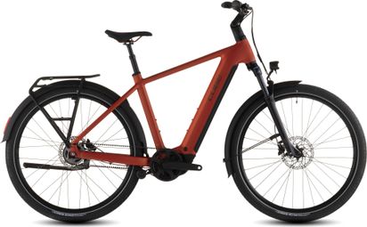 Cube Touring Hybrid Comfort SLX 800 Electric Trekking Bike Shimano Nexus 5S Belt 800 Wh 700 mm Chilli Red Orange 2026