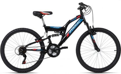 VTT enfant tout suspendu 24  Zodiac noir-rouge TC 38 cm KS Cycling