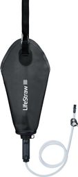 Sac à eau compact à gravité série LifeStraw Peak avec filtre à eau - 3 L-Gris