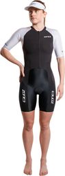Zone3 Lava Long Distance triatlonpak voor dames, zwart/wit