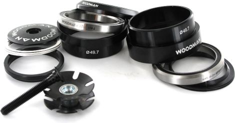 WOODMAN Headset 1''1/8 AXIS O SOLUTION SPG External 49.7mm Black