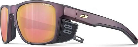 Occhiali da sole polarizzati Julbo Shield M cat. 3 Bordeaux / Oro