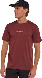 Technisches Kurzarm-T-Shirt Dharco Graze Bordeaux