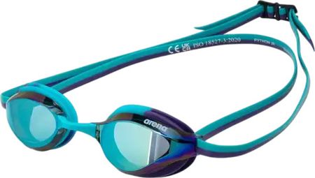 Arena Python Junior Mirror Turquoise/Purple Swim Goggles, Ages 6–12