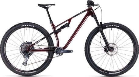 VTT Tout-Suspendu Cube AMS One11 C:68X Pro 29 Sram GX Eagle 12V 29'' Rouge Liquid Carbon 2023 - Produit Reconditionné 