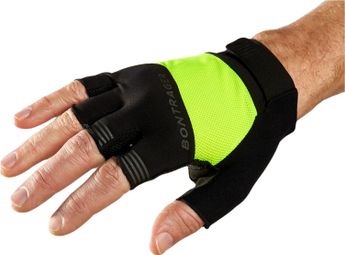 Bontrager Circuit Visibility Kurze Handschuhe Gelb