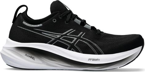 Hardloopschoenen Asics Gel Nimbus 26 Large 2E Zwart Wit