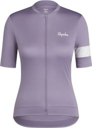 Rapha Core Women's Short-Sleeve Jersey, Lilac/White