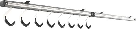 Sistema di stoccaggio per biciclette a soffitto Stashed SpaceRail per 8 biciclette