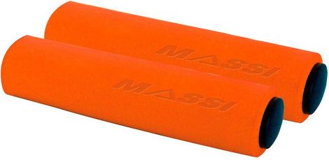 Paire de Grips Massi Silicone Mat Orange