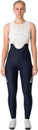 Dames-Rapha Pro Team Lichtgewicht Donkerblauw/Wit Bib Tight