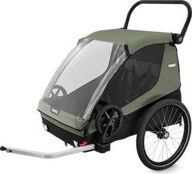 Thule Courier Vintage Green Child Trailer