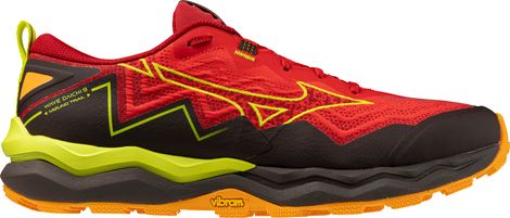 Chaussures Trail Mizuno Wave Daichi 9 Rouge/Jaune Homme