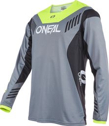 Maillot Manches Longues O'Neal ELEMENT FR HYBRID V.22 Gris/Jaune 