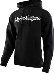 Troy Lee Designs Signature Kapuzenpullover Schwarz