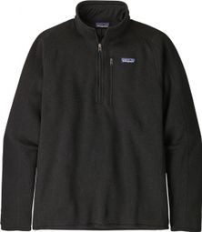 Patagonia Better Sweater 1/4 Zip Hombre Vellón Negro L