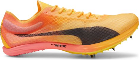 Zapatillas de Atletismo Puma evoSPEED Distance Nitro Elite+ 4 Naranja Rosa Hombre