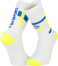 Chaussettes BV Sport Light Run ''Bali'' Blanc/Jaune/Bleu