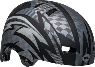 Bell Local Matte Black Bolt Helm
