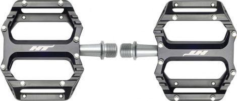 Pair of HT Components AR09 Flat Pedals, Black