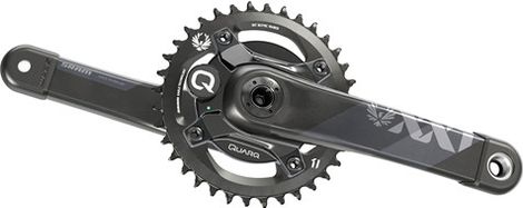 Quarq Power Sensor Kurbelgarnitur Sram XX1 Eagle DUB 32T 12V (ohne Gehäuse) Schwarz